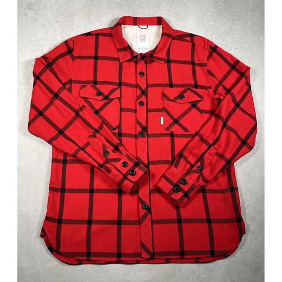 Topo Designs Other - Topo Designs Mens Large Mountain Shirt Heavyweight Organic Cotton Flannel Plaid